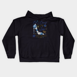 A Queen Was Born In June Kids Hoodie